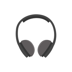 Hearing protection industrial ear muffs or headphones vector isolated on white.