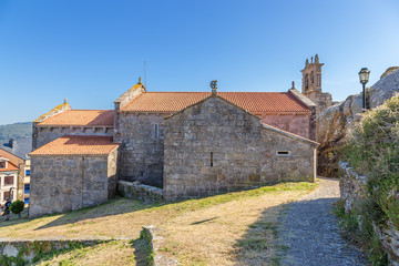 Fototapeta na wymiar Mujia, Spain. Church of Saint Mary, 14th century