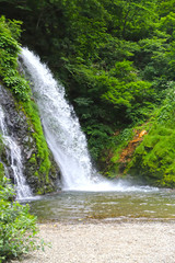 【山形県 日本の観光名所】白銀の滝	