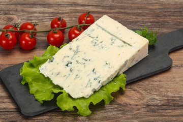 Italian traditional gorgonzola soft cheese
