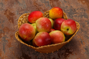 Sweet tasty fresh ripe apricots