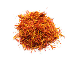 a bunch of saffron isolated