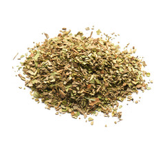 Origan dried isolated pile