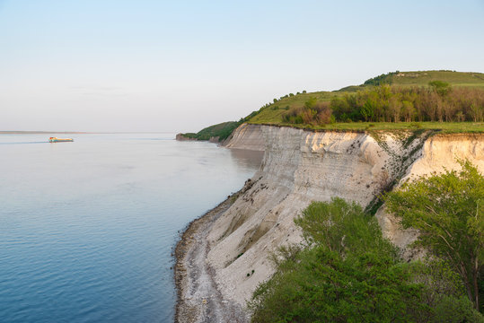 Saratov region. The cliff of Stepan Razin