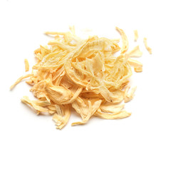 dried onion isolated