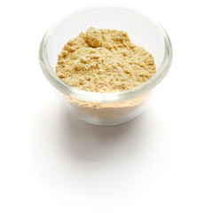 ground ginger isolated