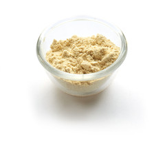 Georgian mix seasoning ucho suneli isolated a glass plate
