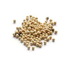 white pepper peas isolated pile