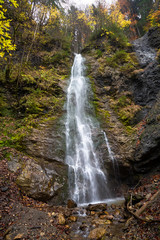 Fototapeta na wymiar Waterfall in the forest in Tyrol