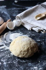 Preparaiton of the dough