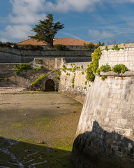 the vauban fortifications of Saint Martin de Re on a sunny day
