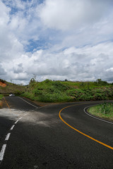 Carretera con viaje al mar