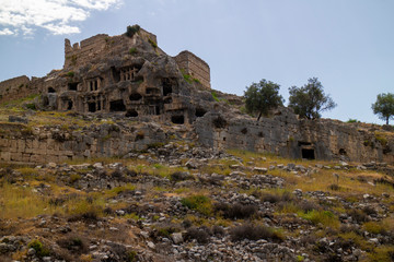 Fototapeta na wymiar Tlos ancient city Turkey