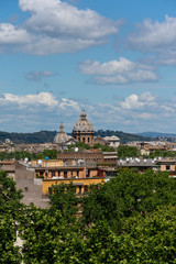 Fototapeta na wymiar Rome city skyline panorama