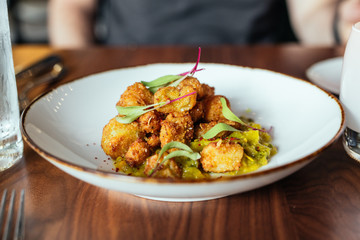Fried Green Tomato Nuggets Appetizer