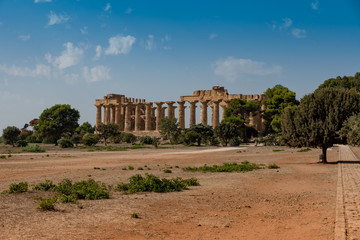 Temple of Selinunte in Sicily