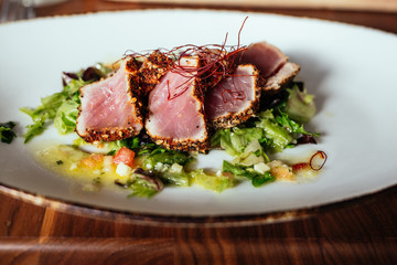 Ahi Tuna with Saffron