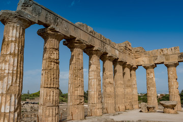 Temple of Selinunte in Sicily