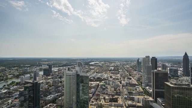 A panoramic view of Frankfurt
