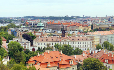 Obraz premium Prague cityscape panorama.