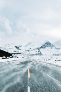 road pathway to hill