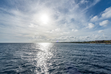    Views around the Caribbean island of Curacao