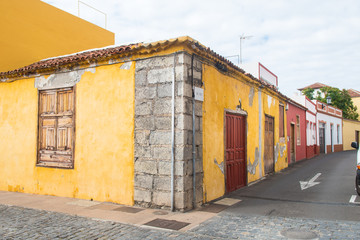 panoramic view of garachico fishing town in tenerife, Spain