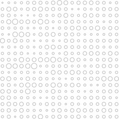 White background  with gray bubbles  