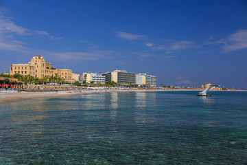 Obraz premium View - part of Rhodes greece