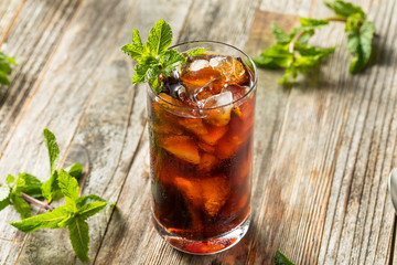 Homemade Sweet Mint Iced Coffee