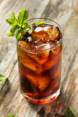 Homemade Sweet Mint Iced Coffee