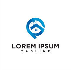 Letter G Real Estate Logo Design Vector Template Home House Realty