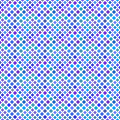 Geometrical seamless diagonal square pattern background - abstract royal blue vector illustration from squares