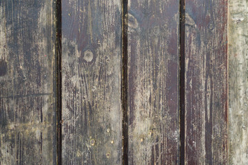 Fototapeta premium The old wood texture with natural patterns. dark wood board use for background.
