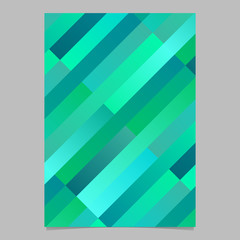 Obraz premium Gradient colorful diagonal rectangle page template - abstract vector brochure illustration