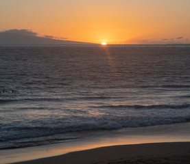 Fototapeta premium sunset over the sea
