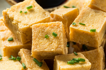 Homemade Asian Fried Tofu Cubes