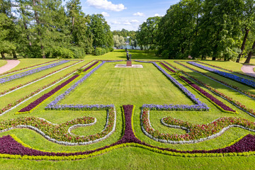 Catherine park in Tsarskoe Selo (Pushkin), St. Petersburg, Russia