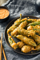 Homemade Deep Fried Shishito Peppers