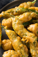 Homemade Deep Fried Shishito Peppers