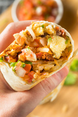 Homemade Chorizo Breakfast Burritos