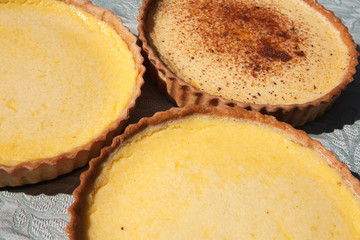 custard tart al fresco
