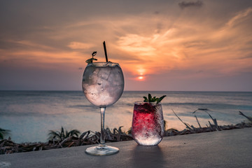    Views around the Caribbean island of Curacao