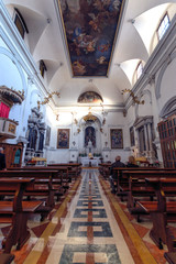 Fototapeta na wymiar The church in the centre of Treviso