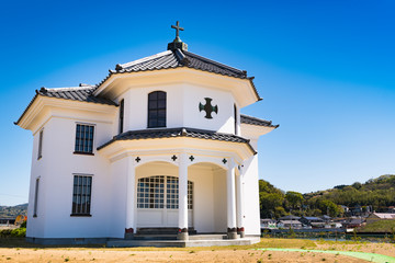 石巻市有形文化財の日本最古木造教会建築旧石巻ハリストス正教会教会堂