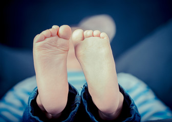 Baby feet masage