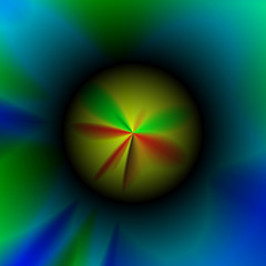 Obraz premium Digital Art, abstract 3D objects with soft lighting (8000 x 8000 pixels), Germany