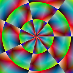 Obraz premium Digital Art, abstract 3D objects with soft lighting (8000 x 8000 pixels), Germany
