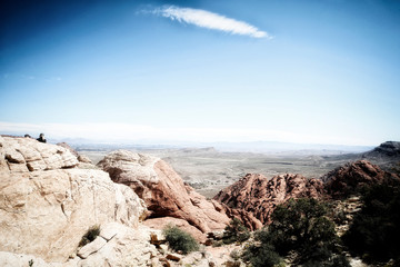Fototapeta na wymiar Rock Formations in Red Rock Canyon, Nevada, USA