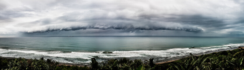 Before the storm from the ocean